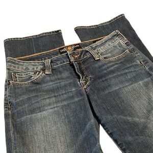 Lucky Brand 3D Lola 5 Pocket Stitch Detail‎ Denim Jeans Size 28